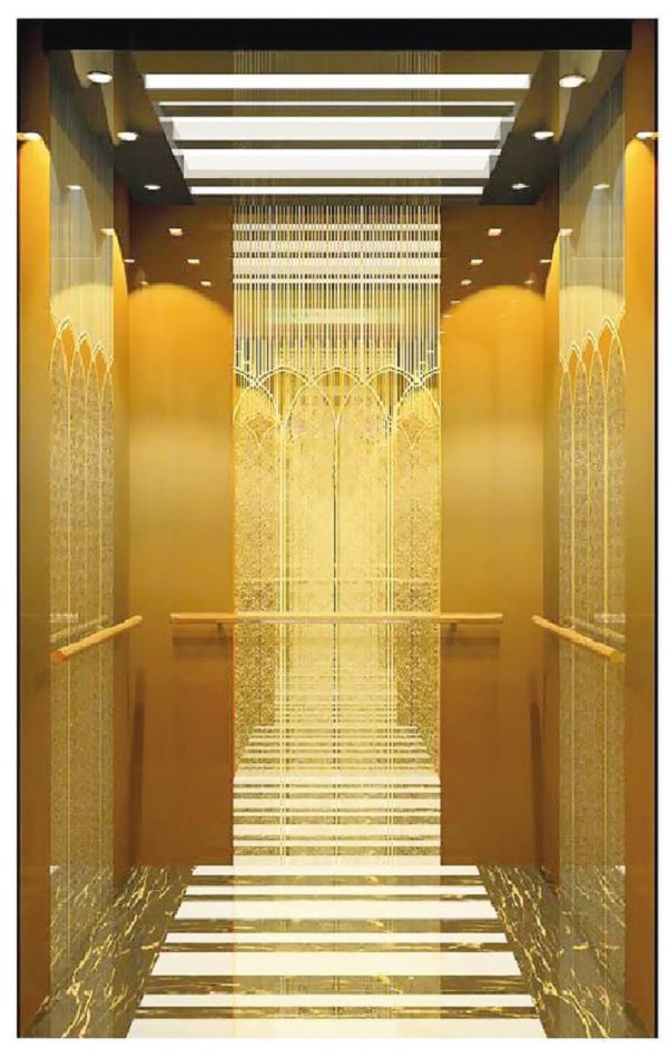 thang máy inox gương vàng luôn mang lại sự khác biệt, đẳng cấp và điểm nhấn riêng